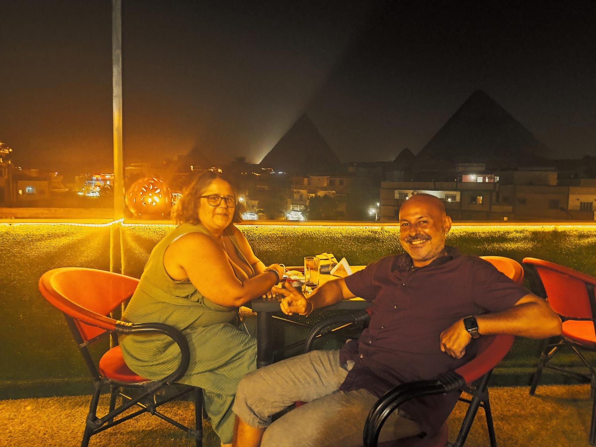 Отель Magic Golden Pyramids View Kafrat al Jabal Экстерьер фото